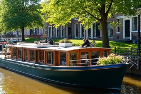 Péniche classique de luxe, extérieur